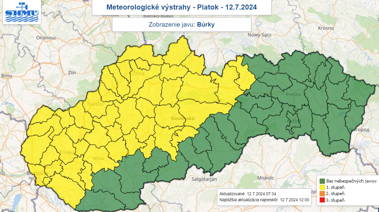 Teploty budú aj dnes