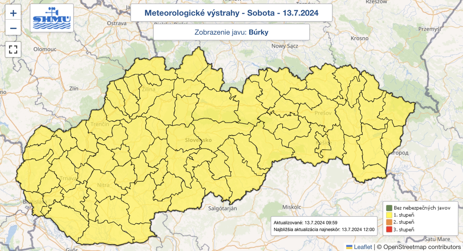 Intenzívne búrky spôsobili na