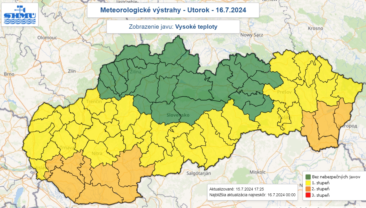 Pekelné počasie bude aj