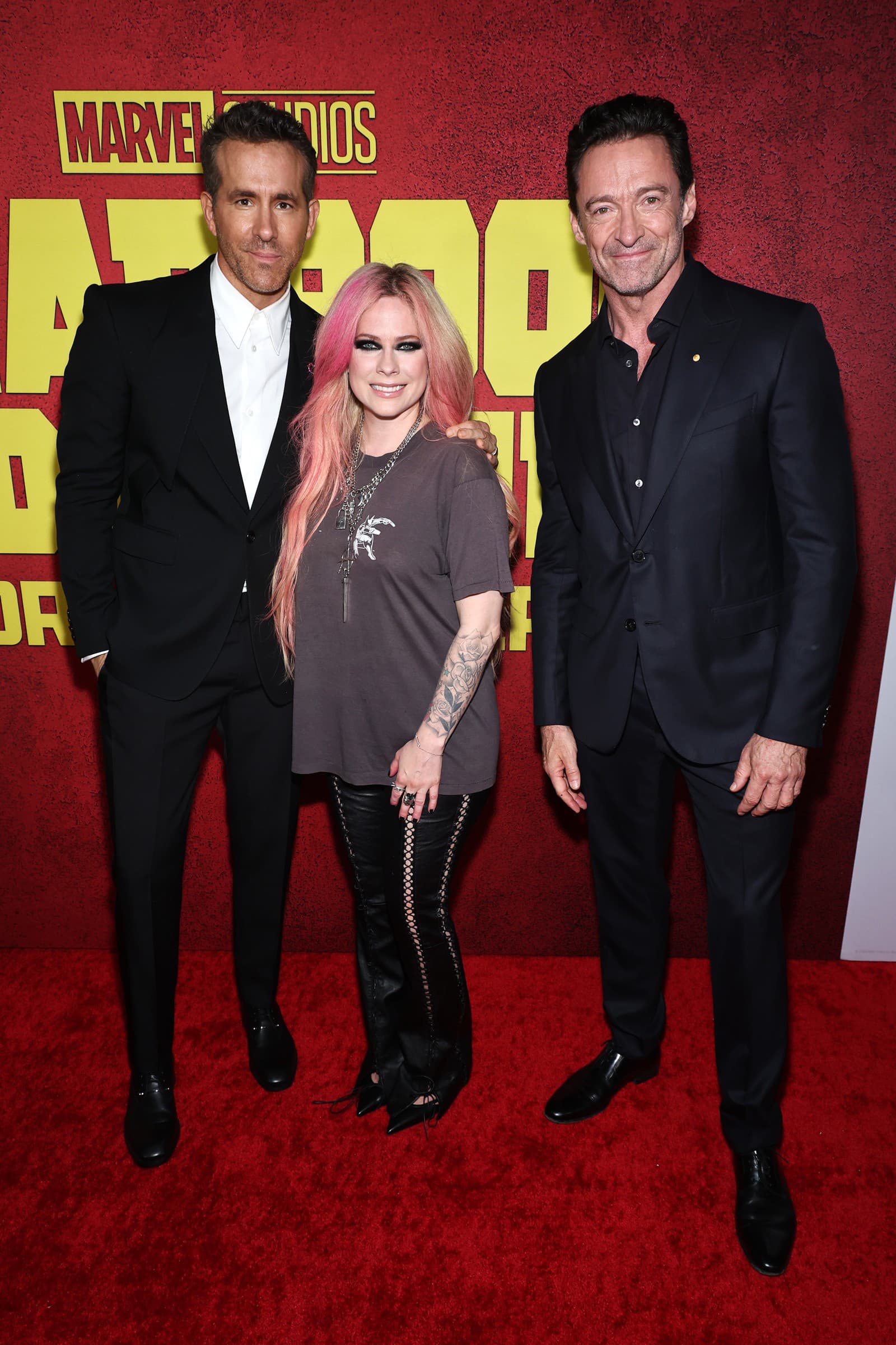 Hugh Jackman, Ryan Reynolds, Avril Lavigne