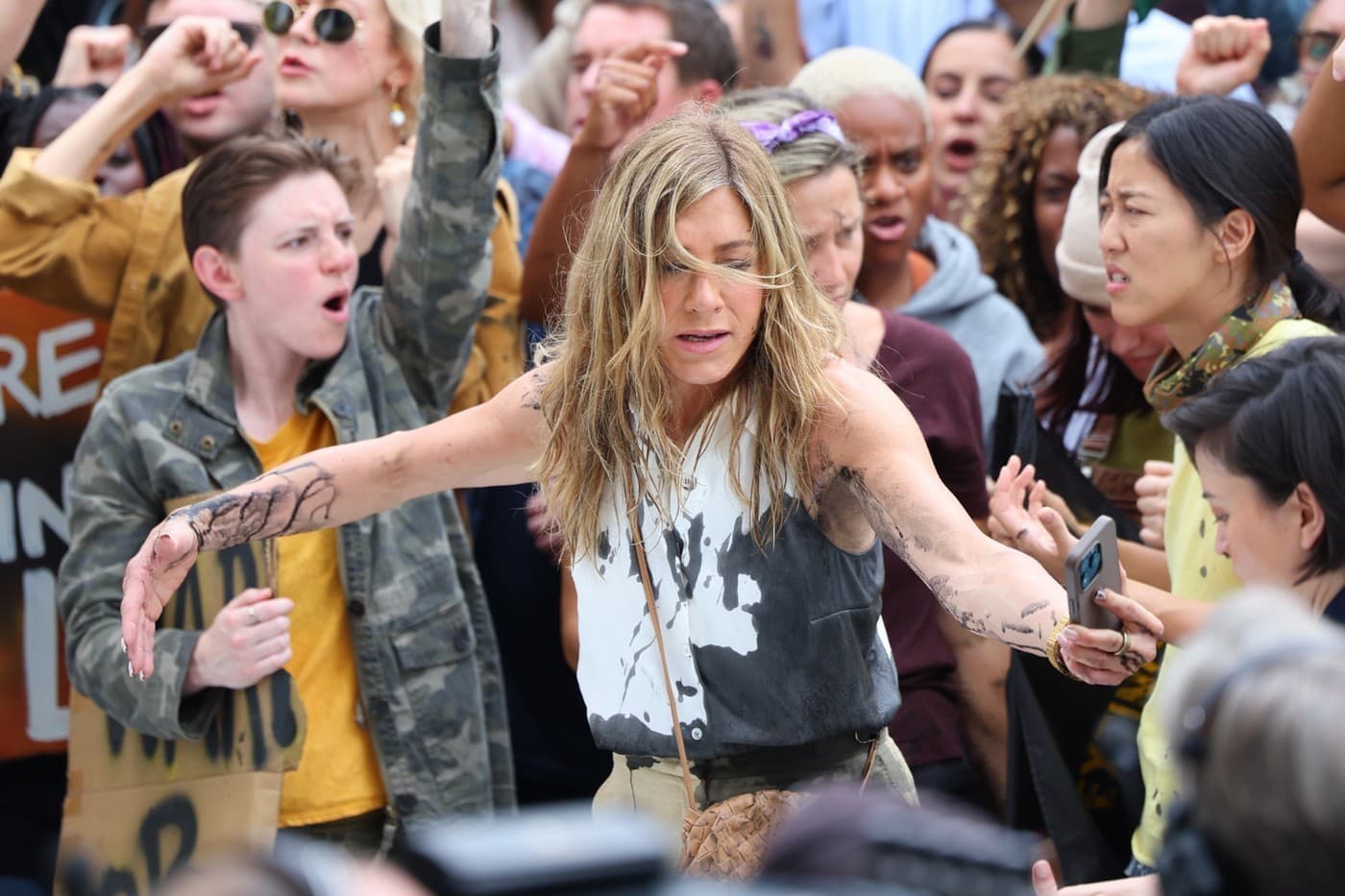 Jennifer Aniston na proteste