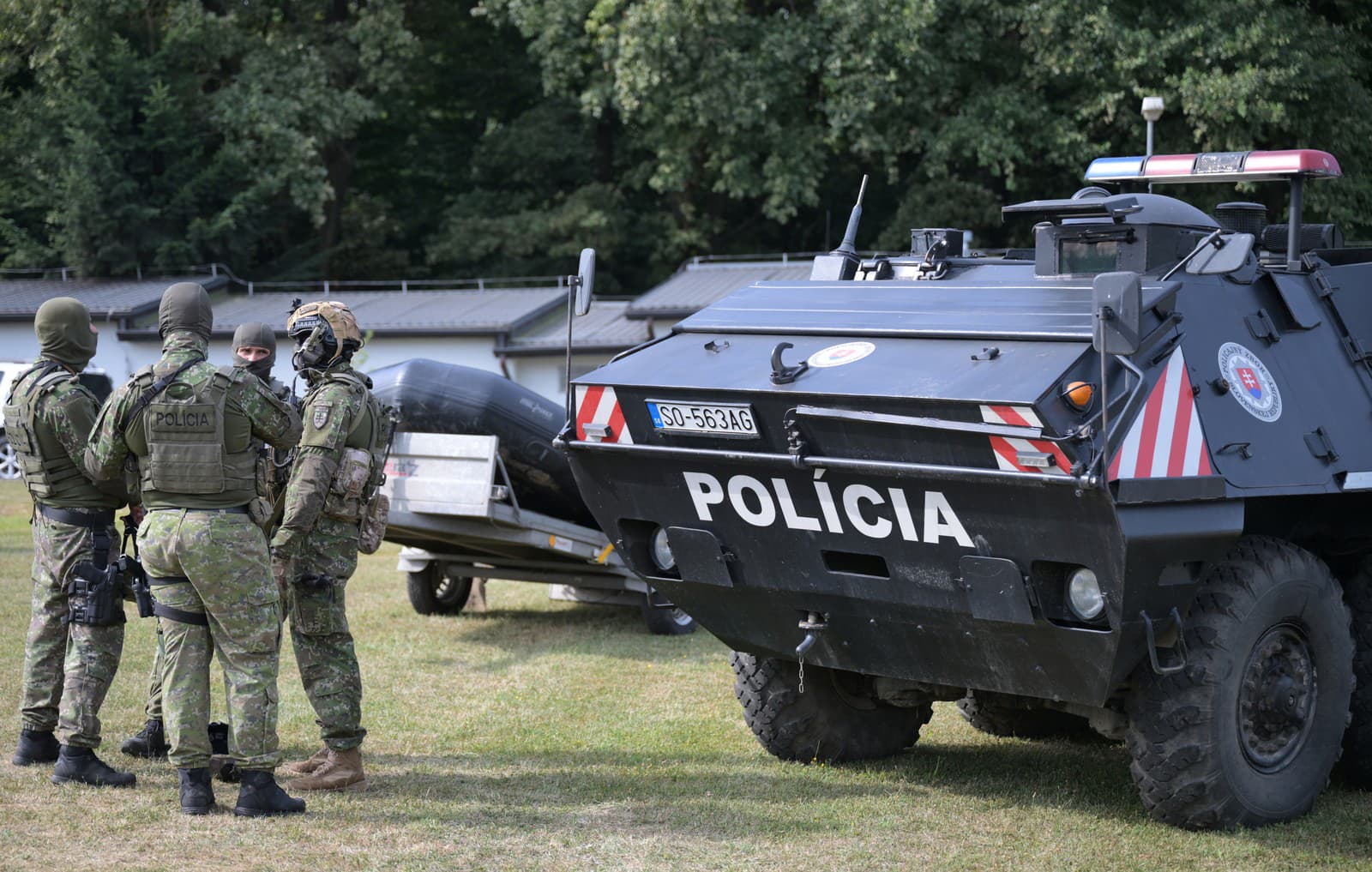 Polícia na hranici s