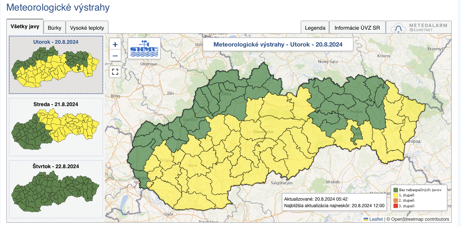 V niektorých okresoch Slovenska