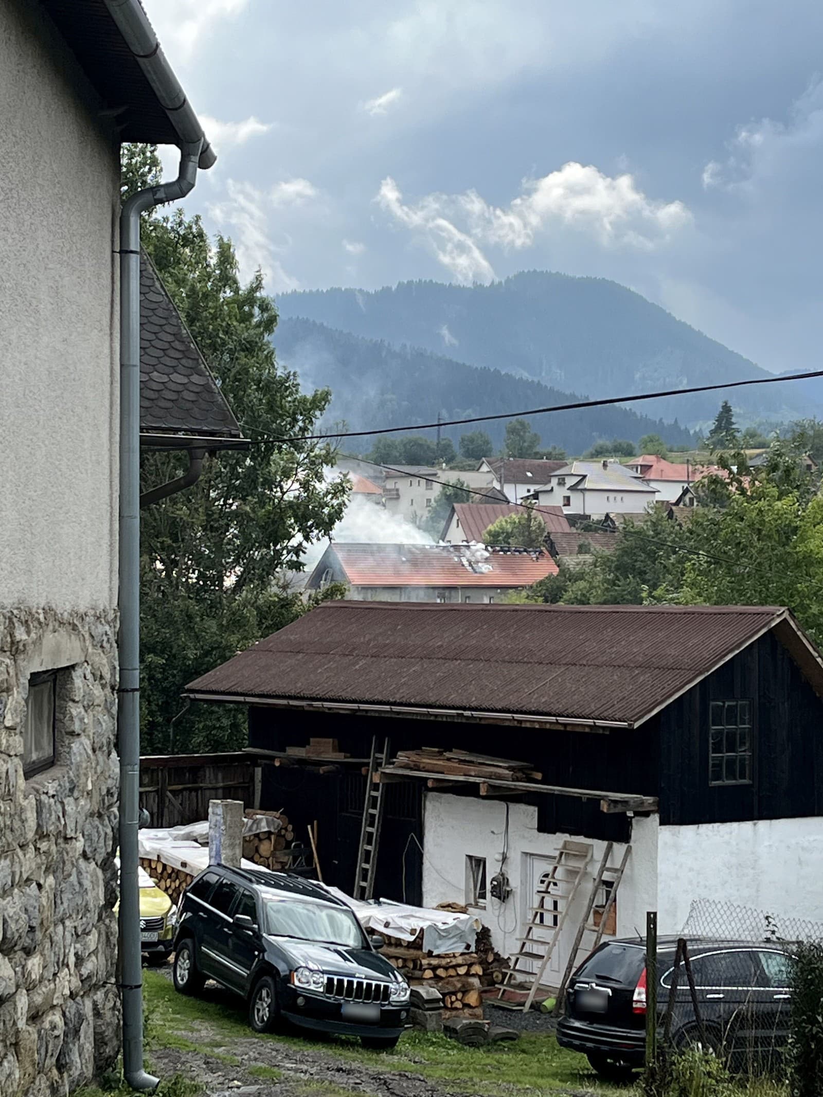 Potopa na Orave, downburst