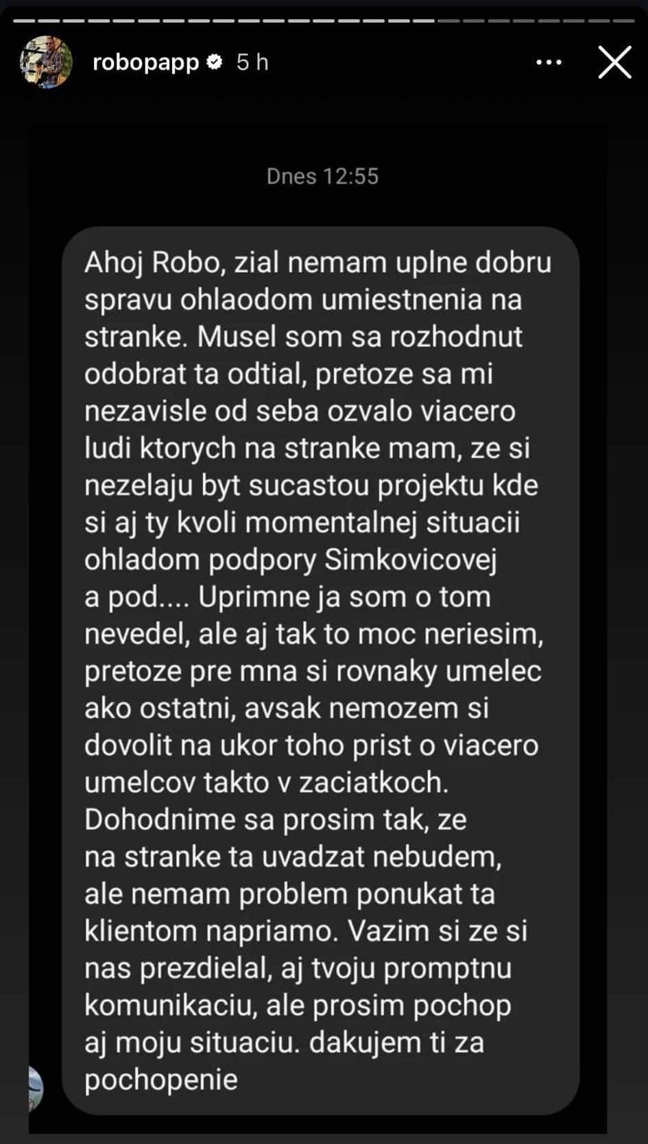 Robo Papp po KONTROVERZNÝCH