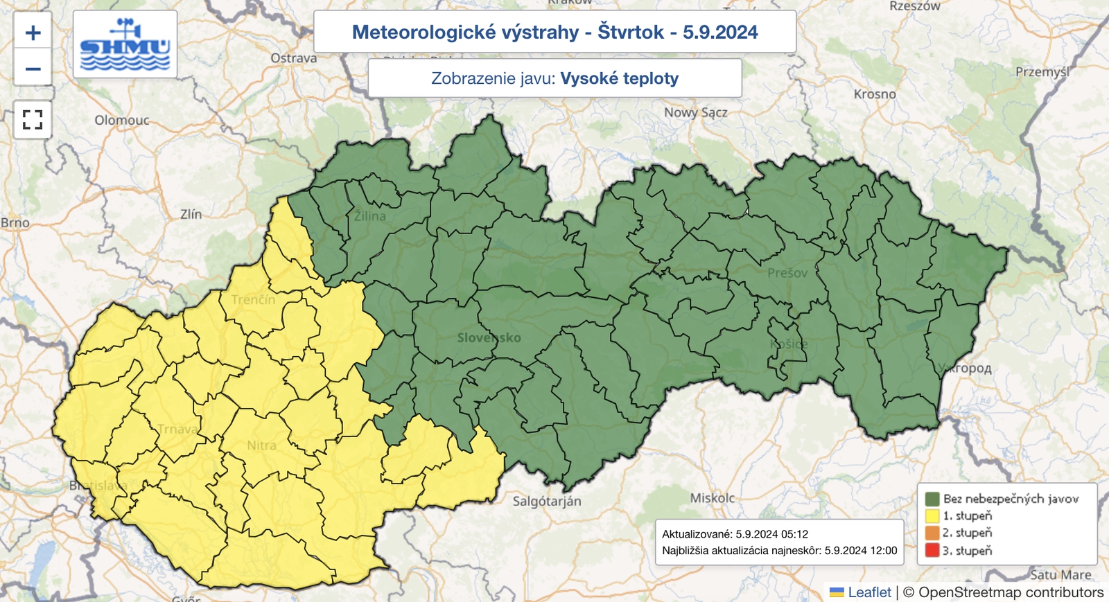 Meteorológovia varujú: Najmä na