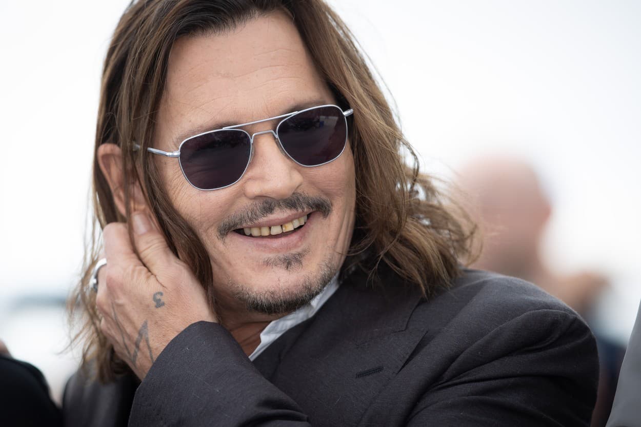 Johny Depp desí úsmevom:
