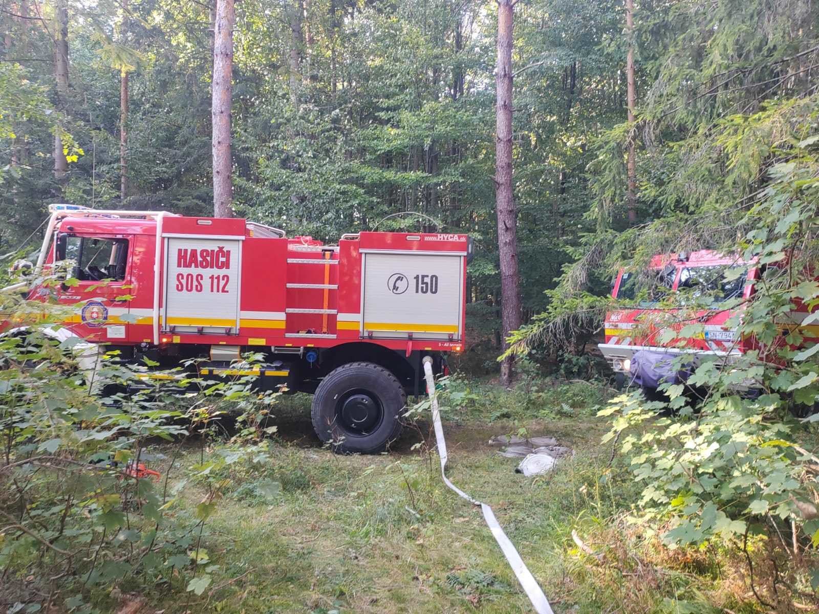 Horskí záchranári pomáhali pri hasení požiaru v Slovenskom raji