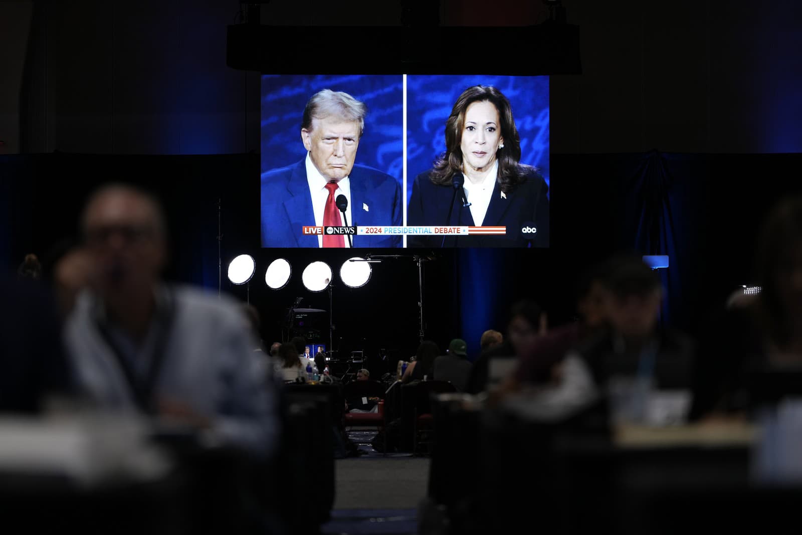 Prezidentská debata medzi Donaldom Trumpom a Kamalou Harrisovou.