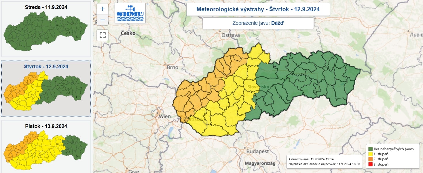 VAROVANIE Povodne sú takmer