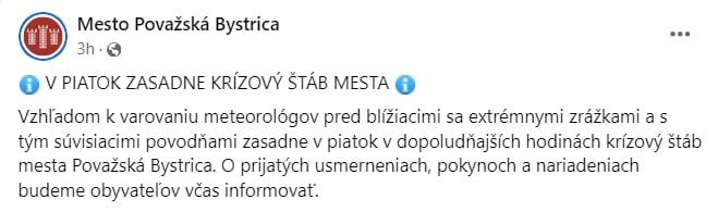 Predpovede sa zhoršujú, situácia