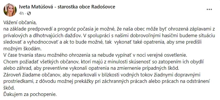 Predpovede sa zhoršujú, situácia