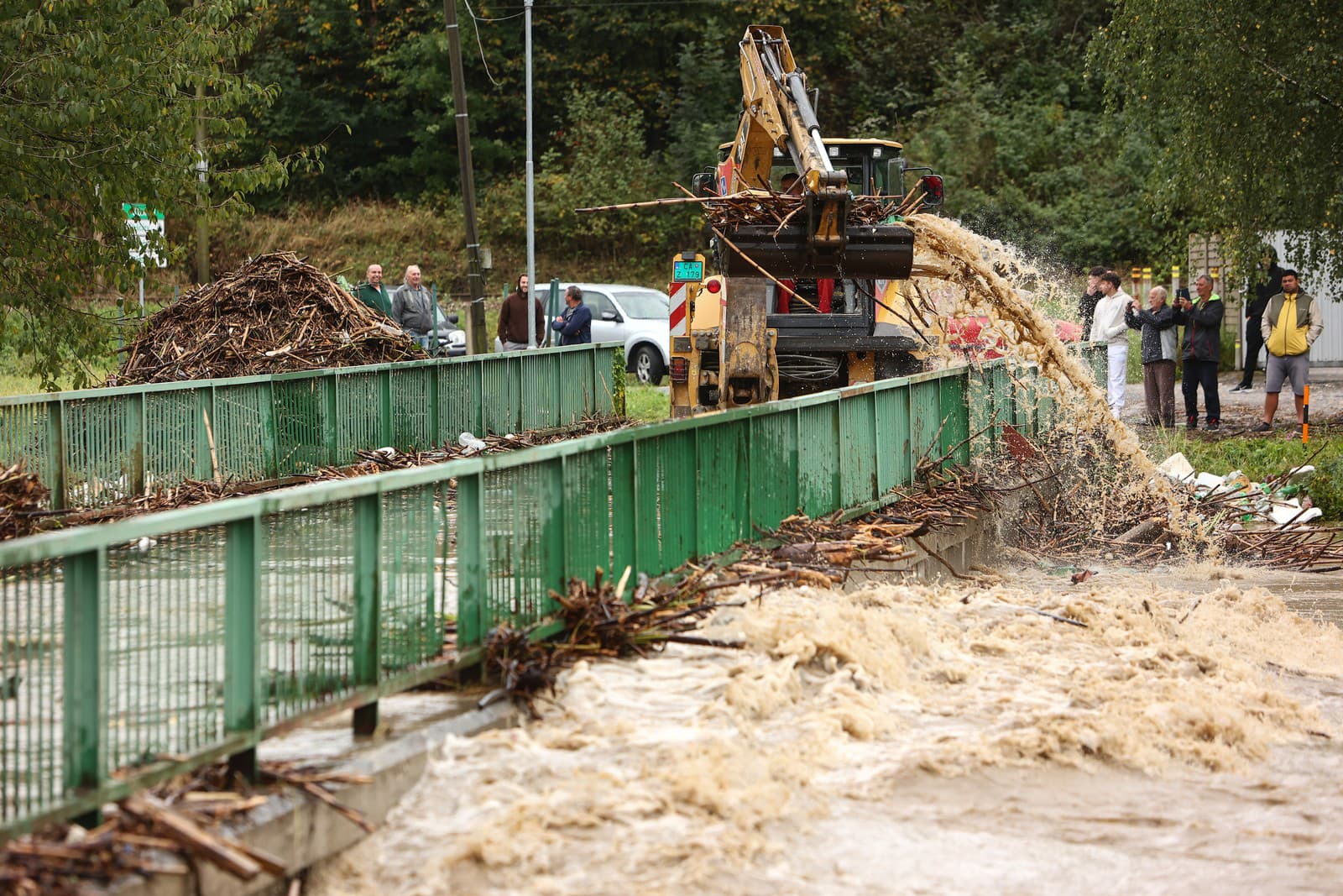 Tretí stupeň povodňovej aktivity na rieke Kysuca