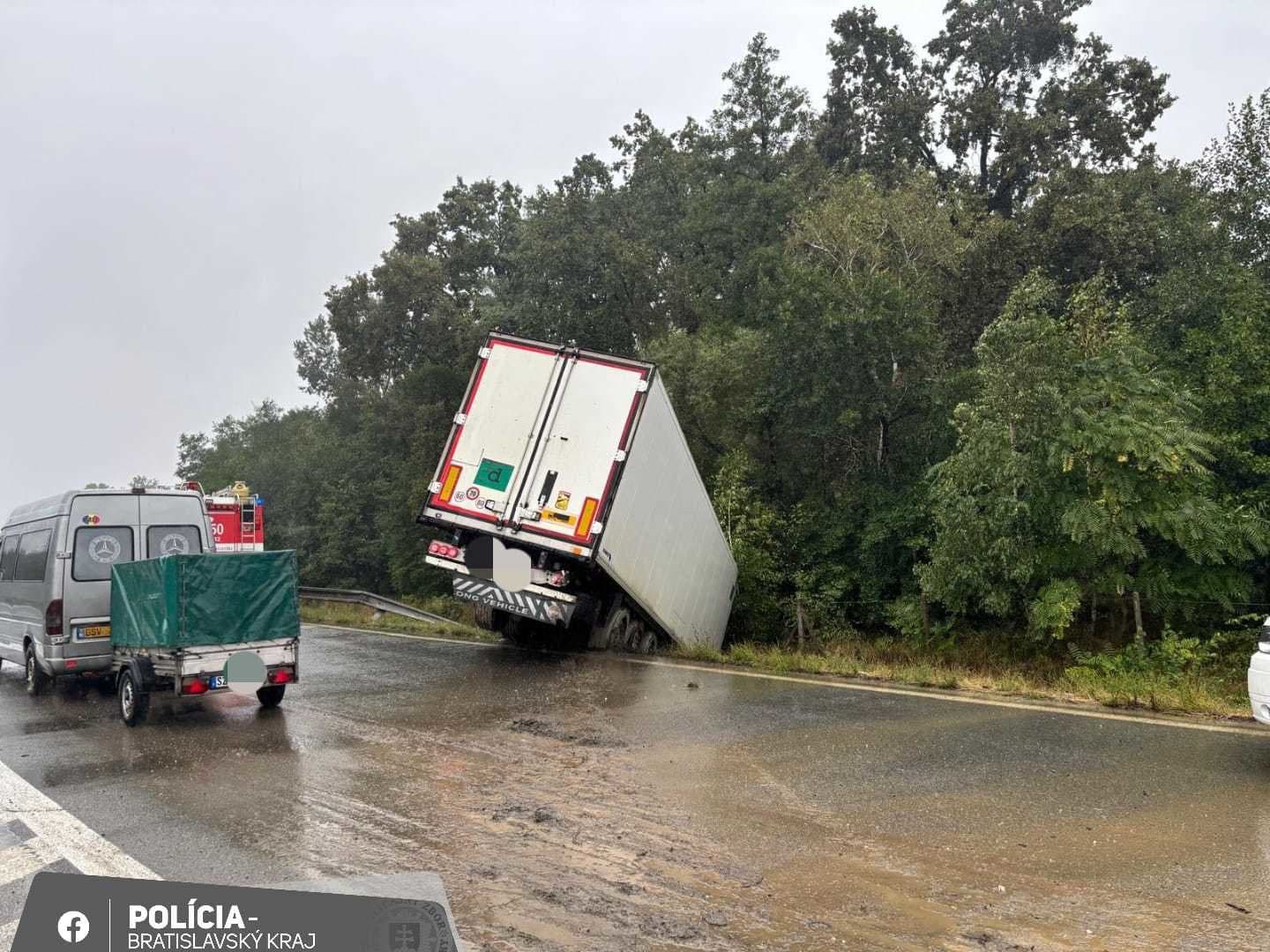 Dopravná nehoda na diaľnici D2