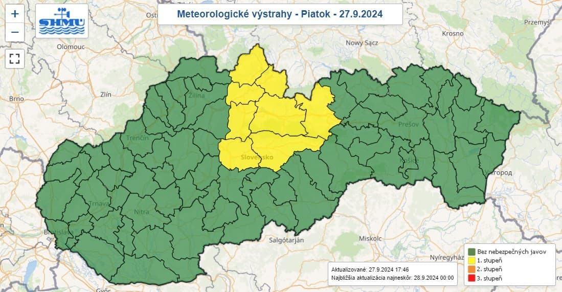 Na severe Slovenska treba