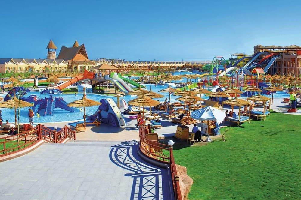 Jungle Aqua Park je najrozsiahlejší vodný svet v Egypte. 