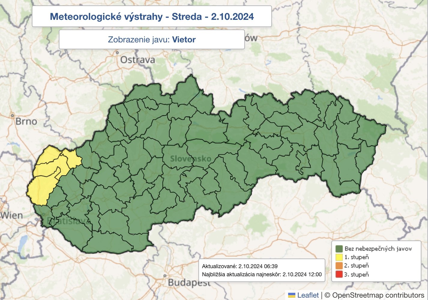 Meteorológovia upozorňujú na silnejší vietor