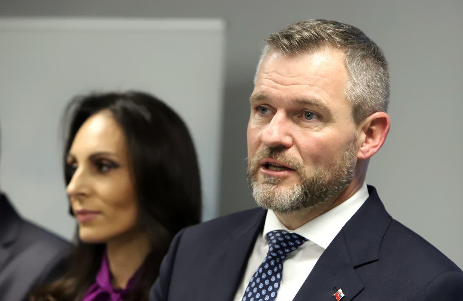 Zuzana Dolinková a Peter Pellegrini