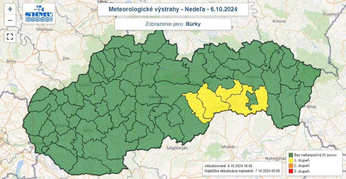 V TÝCHTO okresoch hrozia