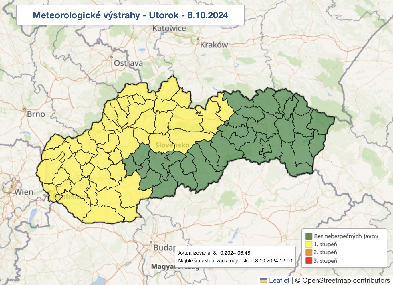 Meteorológovia varujú pred vetrom