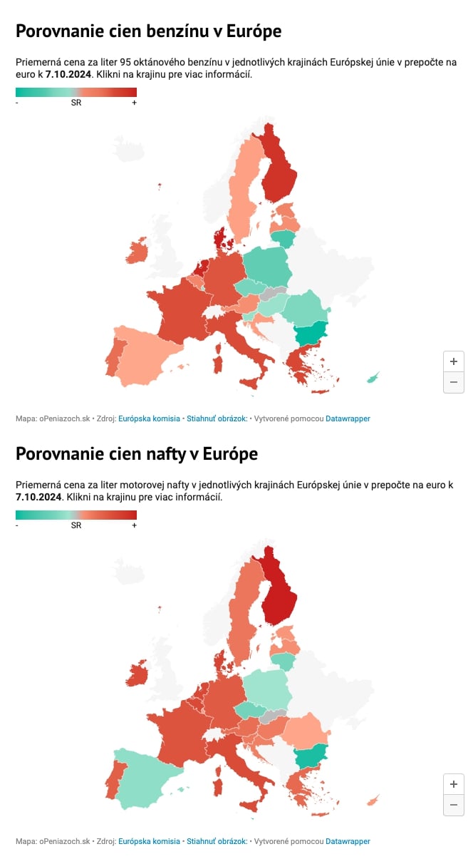 JE TO TU: Ceny