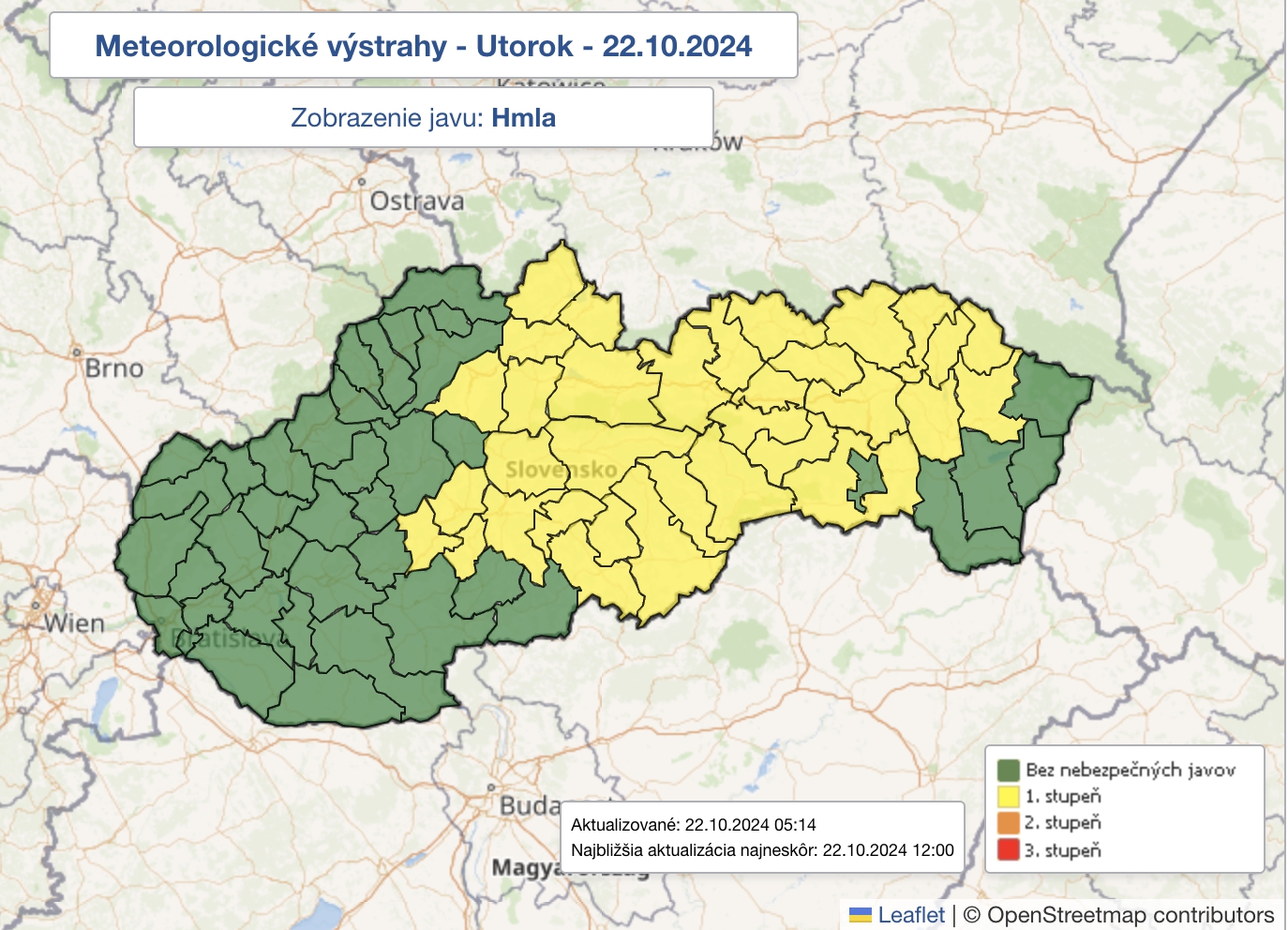 Meteorológovia varujú pred hmlou