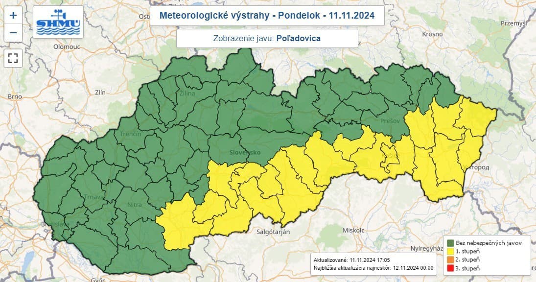 Na celom Slovensku môže