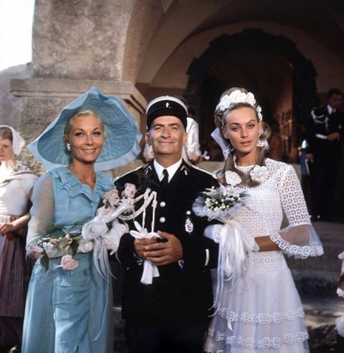 Claude Gensac, Louis de Funès, Geneviève Grad