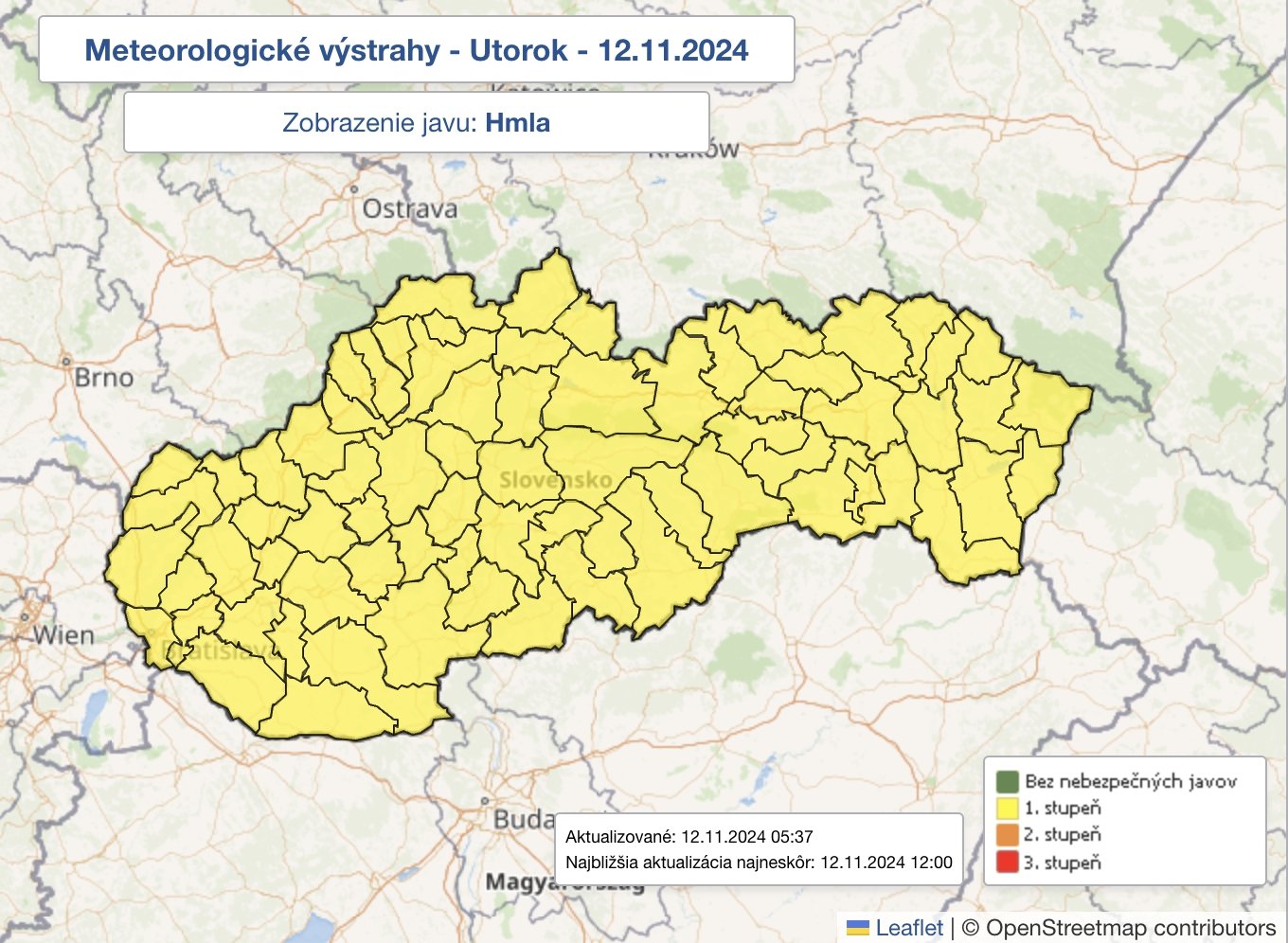 Meteorológovia vydali výstrahy