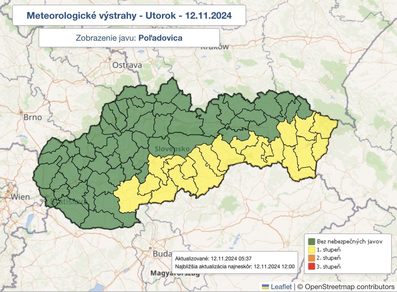 Meteorológovia vydali výstrahy