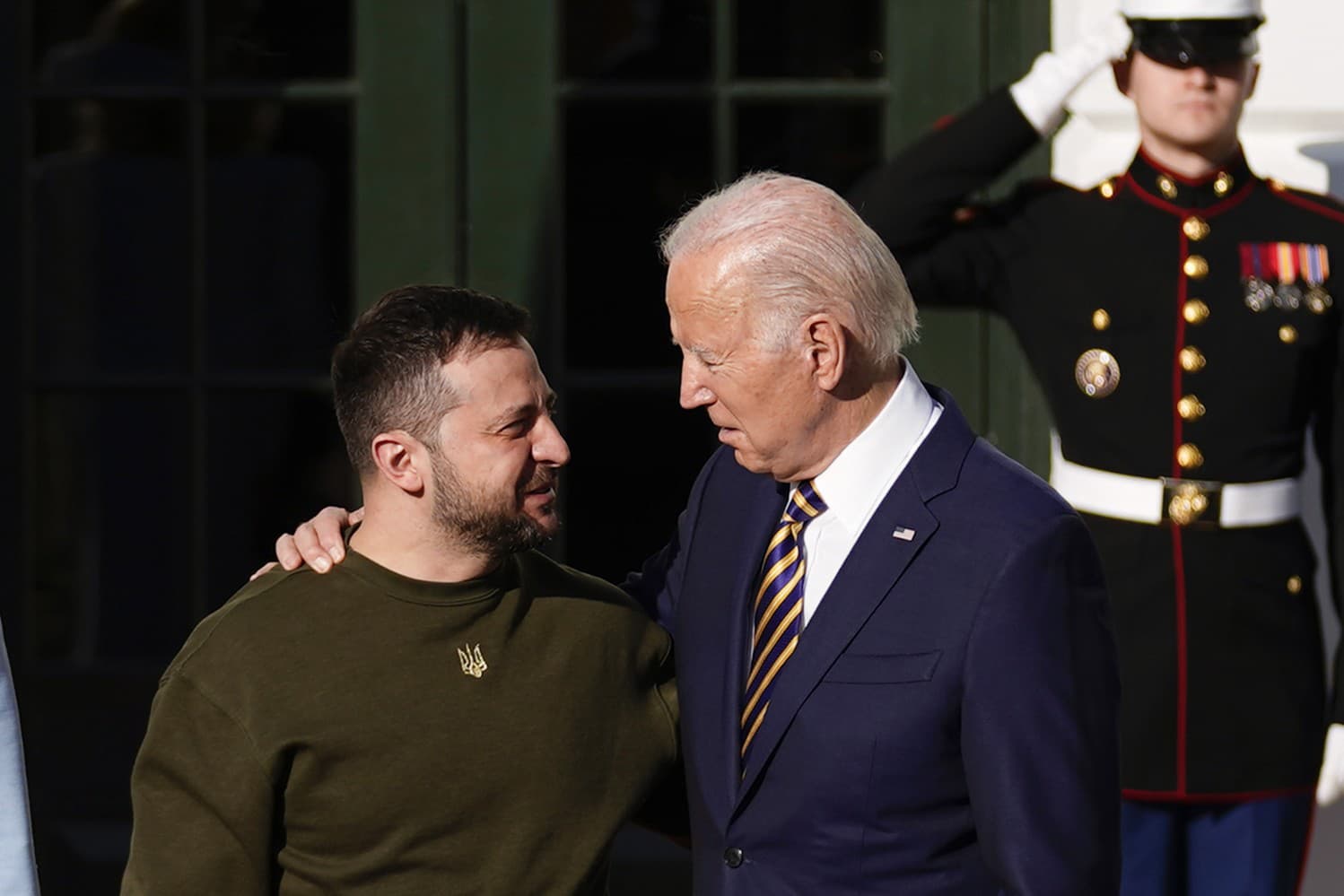 Volodymyr Zelenskyj a Joe Biden