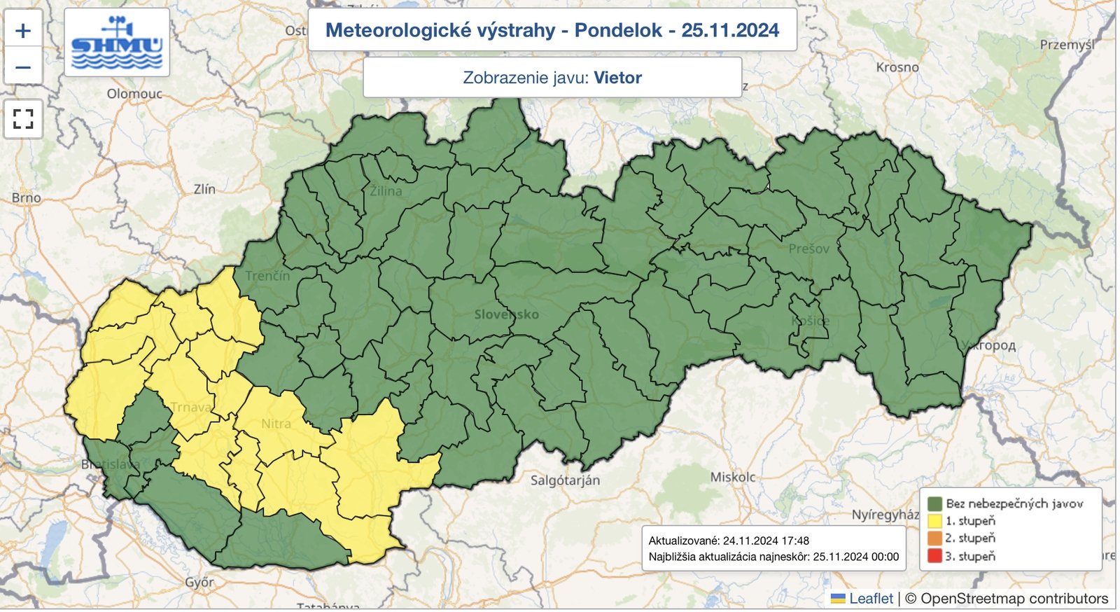 Vodiči, pozor! Na ceste