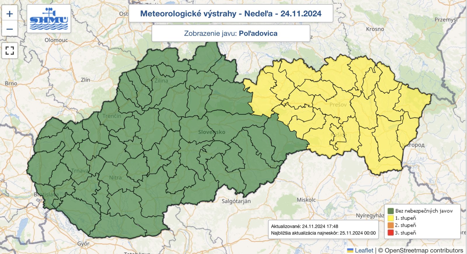 Vodiči, pozor! Na ceste