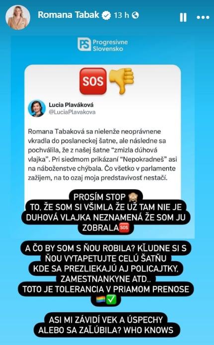 Incident v parlamente! Tabaková