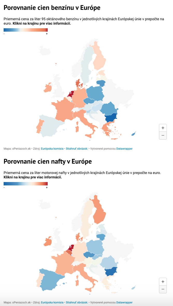 Ďalšie prekvapenia na čerpacích