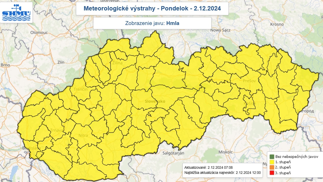 Meteorológovia vydali výstrahy: Na