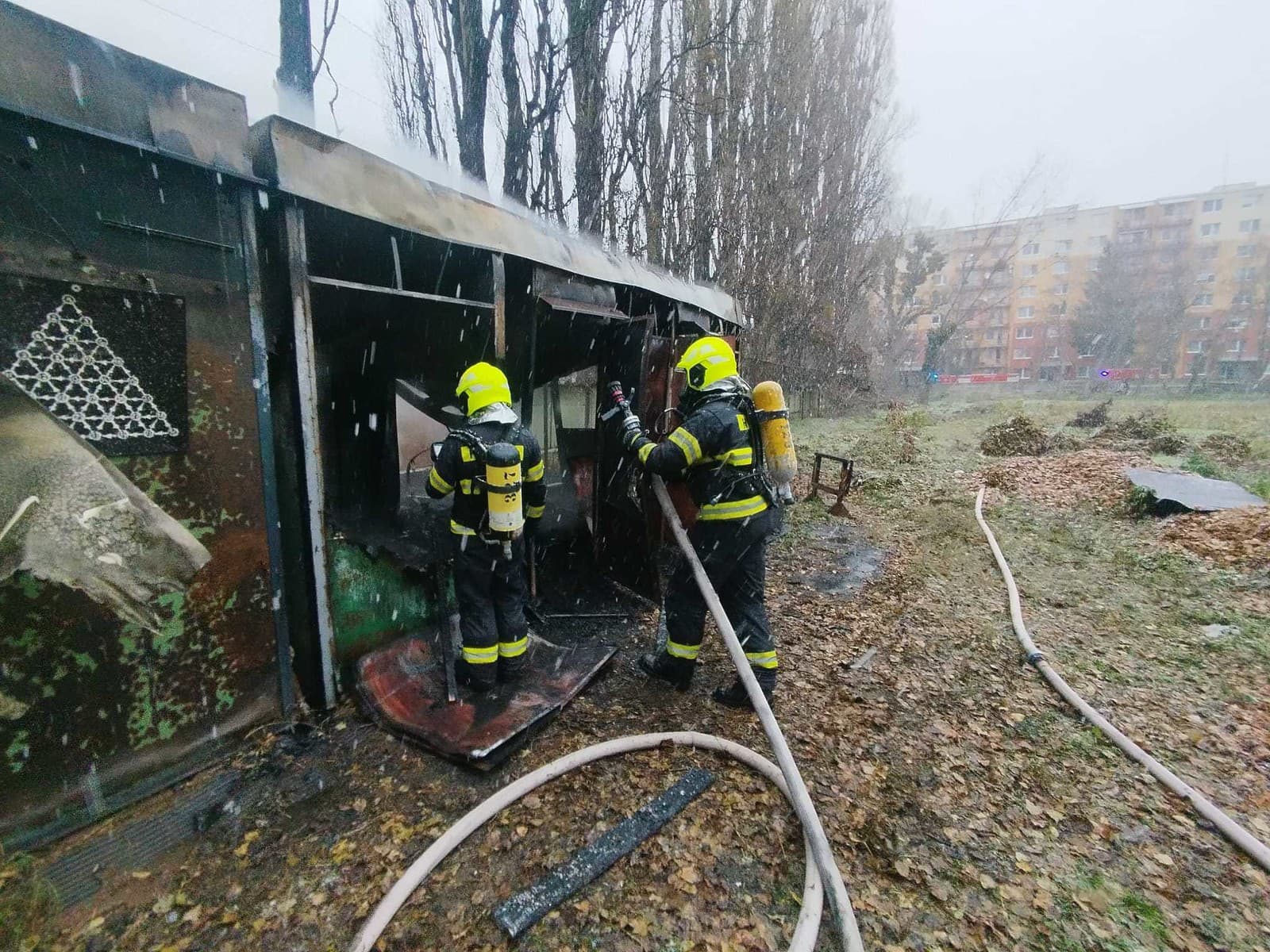 FOTO Požiar v bratislavskej