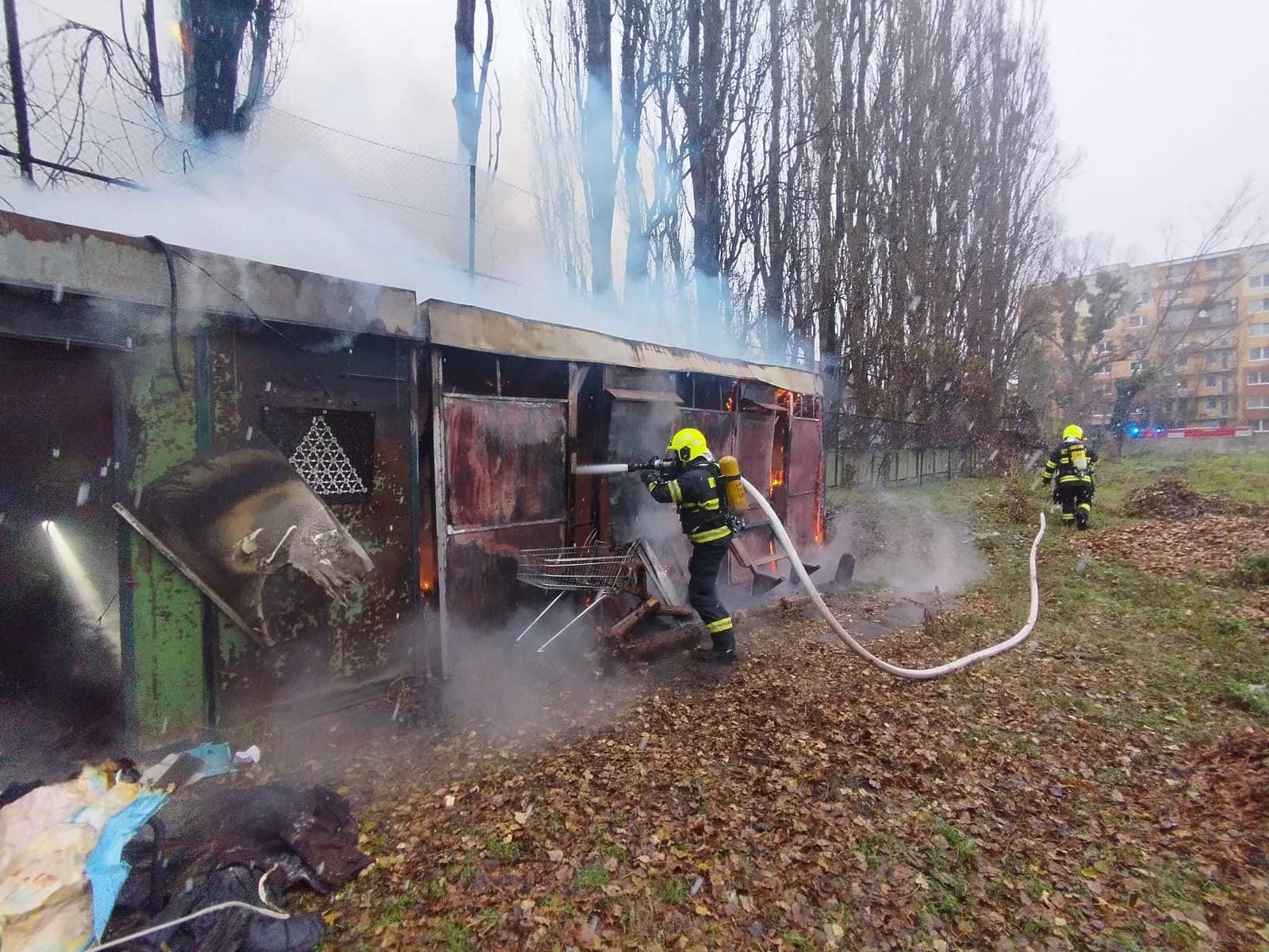 FOTO Požiar v bratislavskej