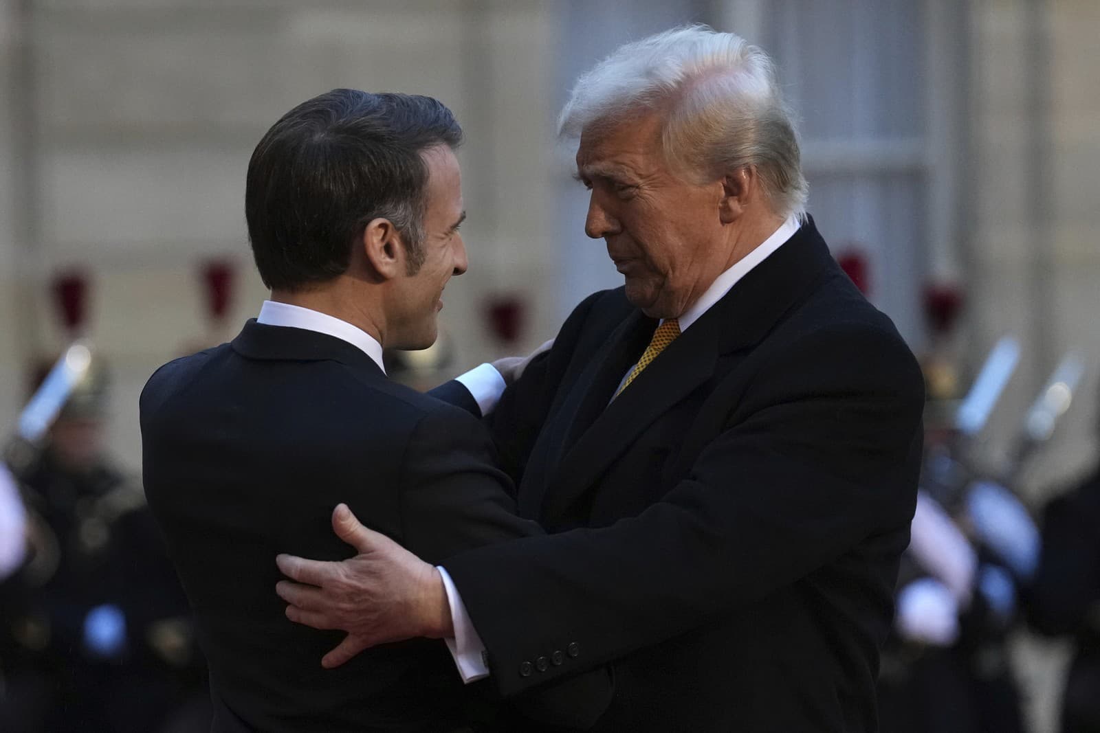 Trump v Paríži: Stretnutie