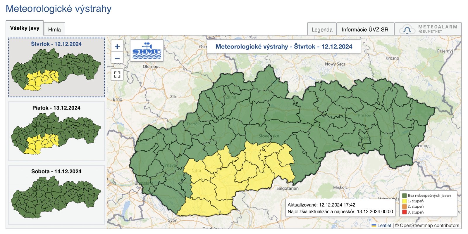 V niektorých okresoch Slovenska