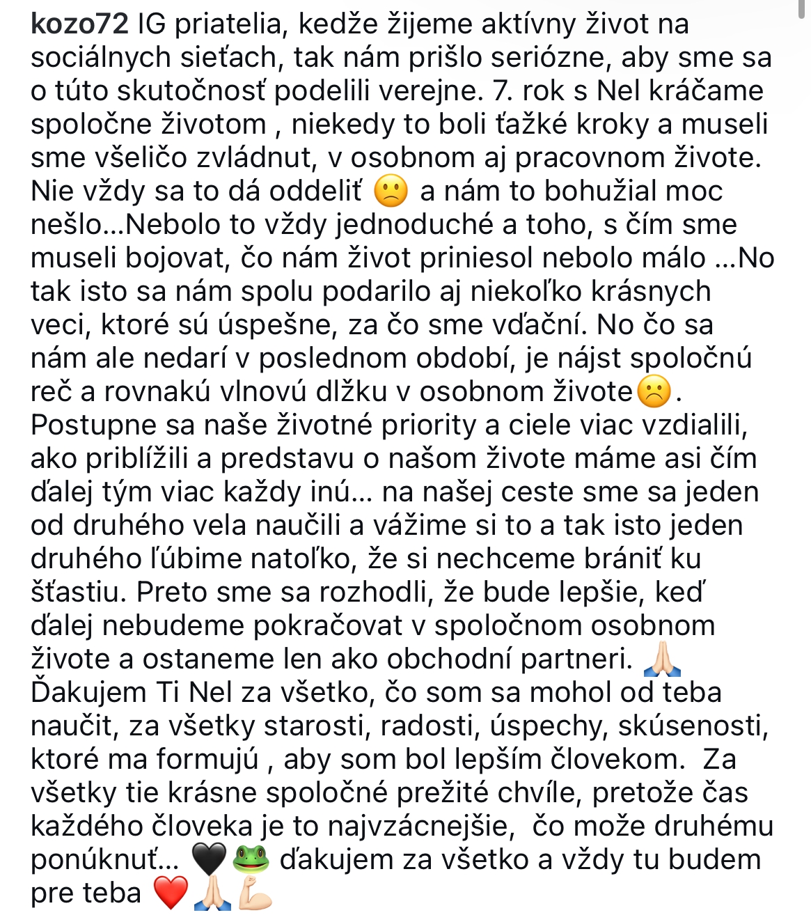 Šokujúci ROZCHOD Slovákovej a