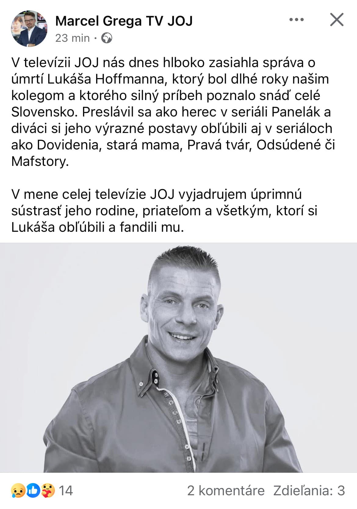 Reakcie na SMRŤ Lukyho