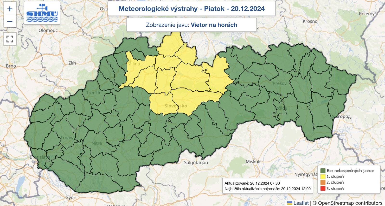 Pozor na počasie: Na