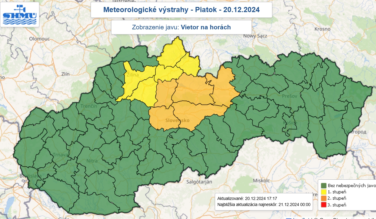 Na severe Slovenska treba