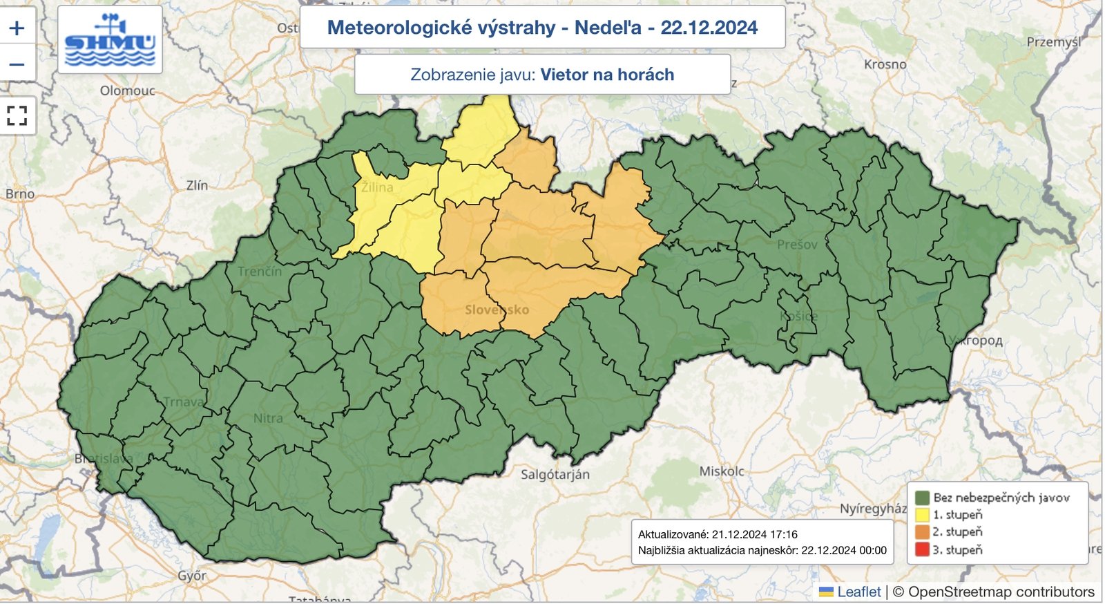 Pozor na víchricu! Treba