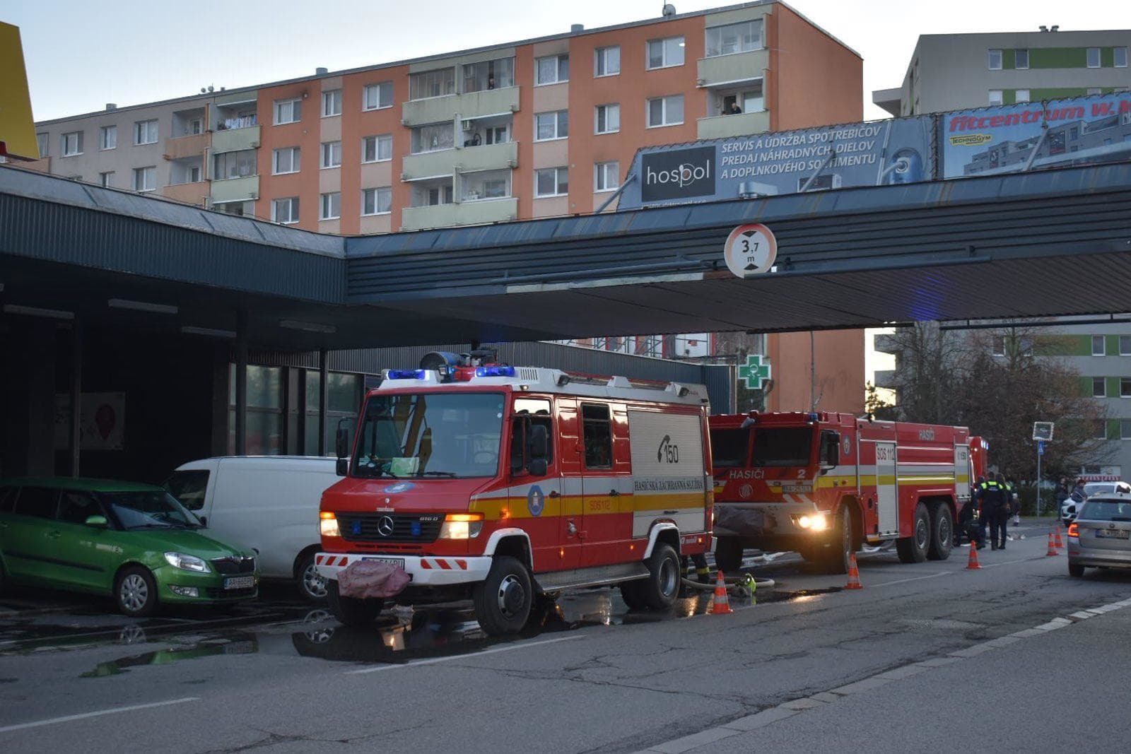 Pre požiar v bratislavskej