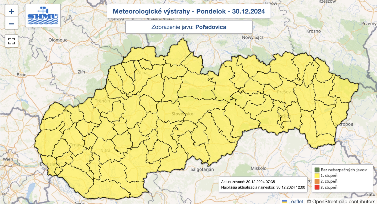 Na celom území Slovenska