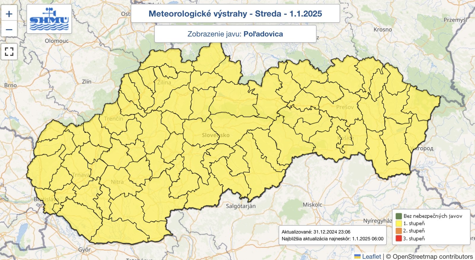 Vodiči, pozor! Na celom