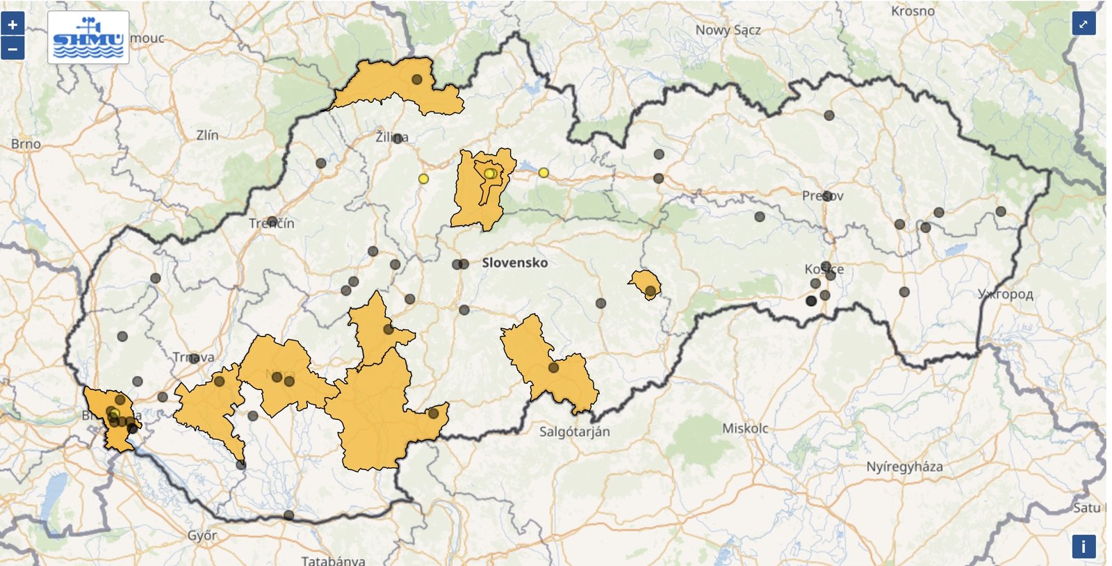 Meteorológovia upozorňujú! Pre viacero