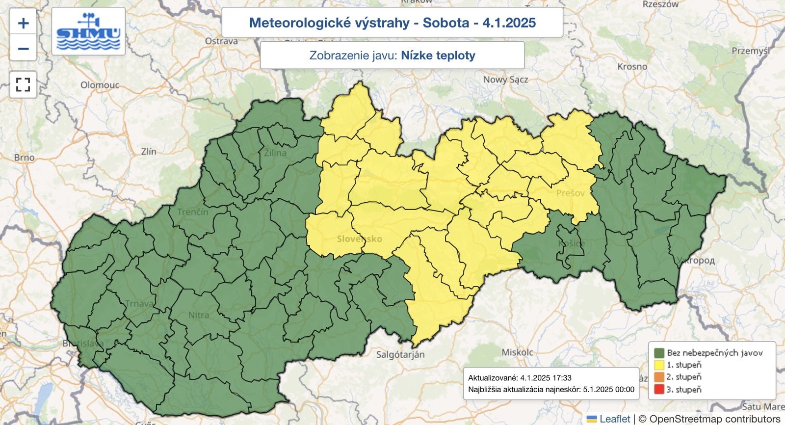 Meteorológovia vydali výstrahu pred